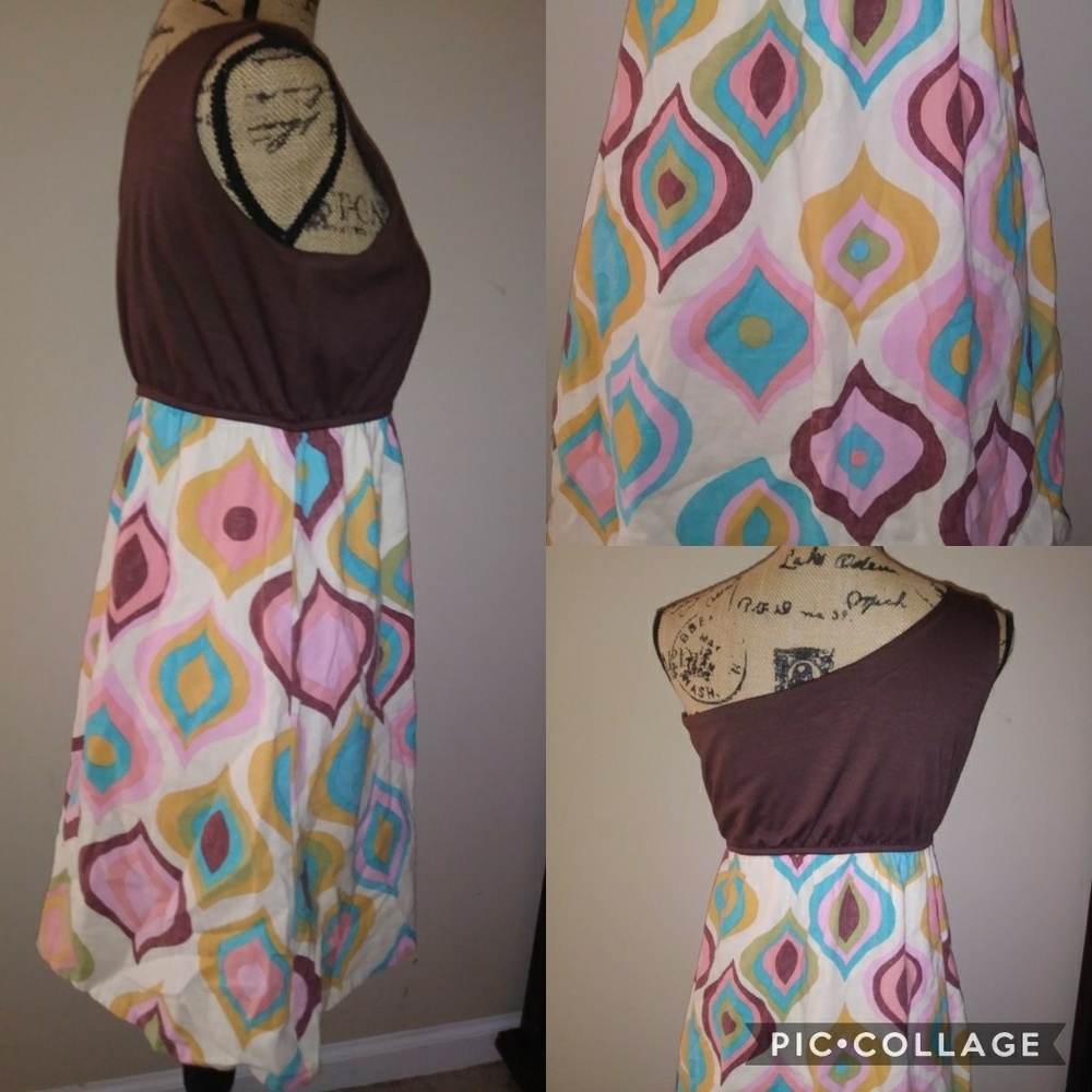 Judith March Retro Print Boutique Dress -- Large